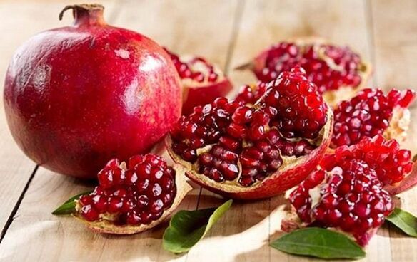 Pomegranate to fight worms