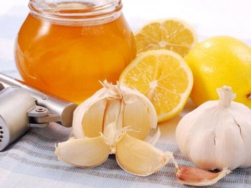 lemon garlic from parasites in the body